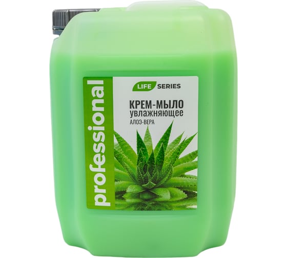 Крем-мыло PROFESSIONAL Алоэ Вера, 5л канистра, ТМ 32054