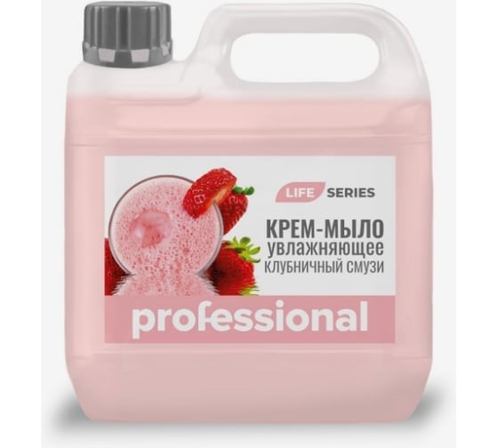 Крем-мыло PROFESSIONAL Клубничный смузи, 3л канистра, ТМ 32421 1