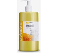 Крем-мыло PROFESSIONAL Молоко и мёд, 0,43л дозатор, ТМ 32051