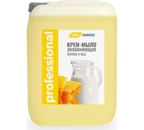 Крем-мыло PROFESSIONAL Молоко и мёд, 5л канистра, ТМ 32052