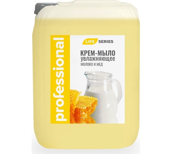 Крем-мыло PROFESSIONAL Молоко и мёд, 5л канистра, ТМ 32052 1