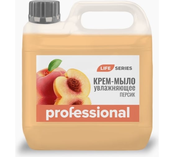 Крем-мыло PROFESSIONAL Персик, 3л канистра, ТМ 32425 1