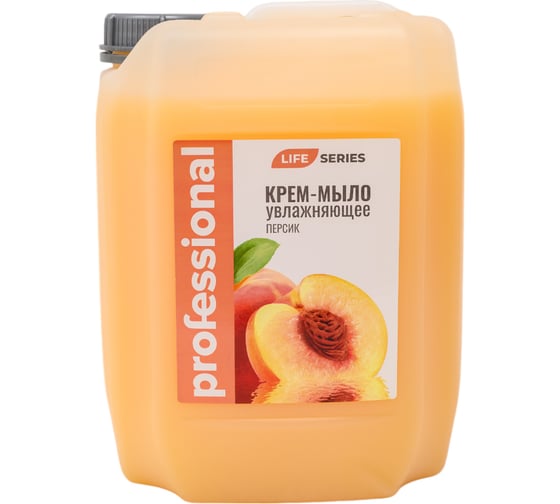 Крем-мыло PROFESSIONAL Персик, 5л канистра, ТМ 32050