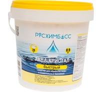 Аква кристал РУСХИМБАСС 0.9 кг, таблетки 20 гр. (быстрый) 4603789188325