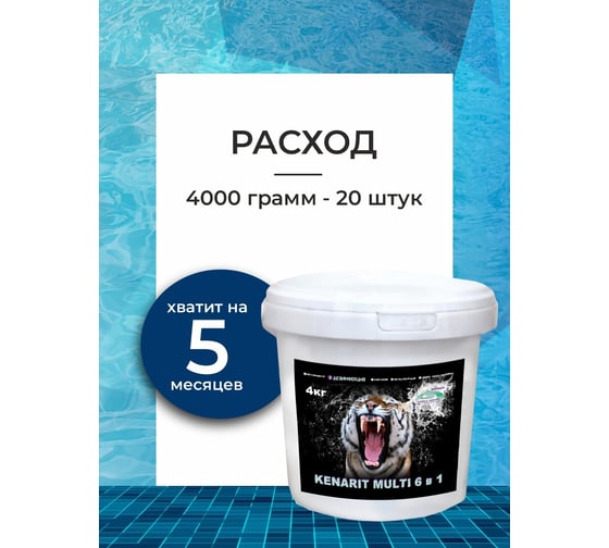 Кенарит мульти 6 в 1 КЕНАЗ 4 кг 809530