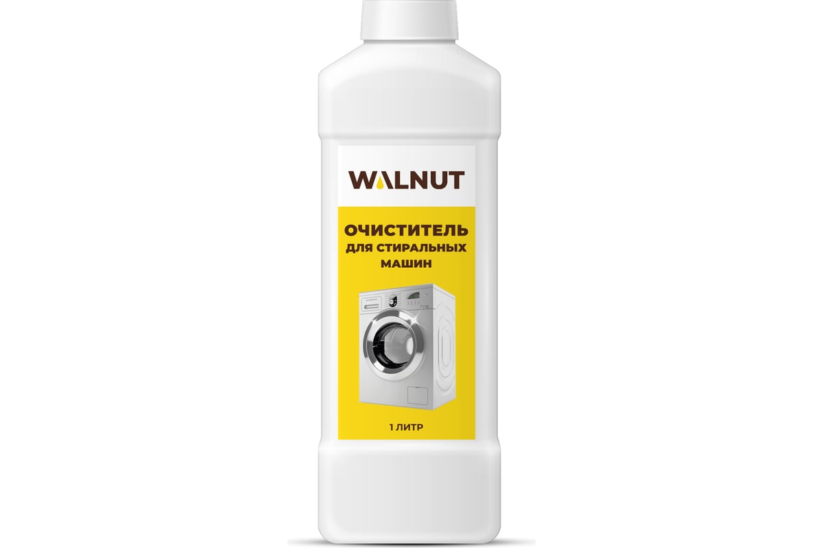 Очиститель для стиральных машин от накипи и запаха WALNUT 1л WLN0596 -  выгодная цена, отзывы, характеристики, фото - купить в Москве и РФ