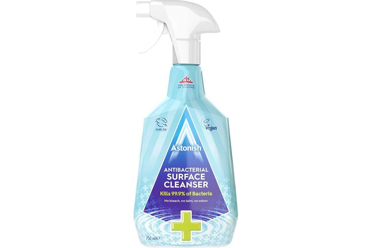 Clean surface. Astonish. Антибактериальный ароматизатор картинка. Polgreen Multi-surfaces 750ml.