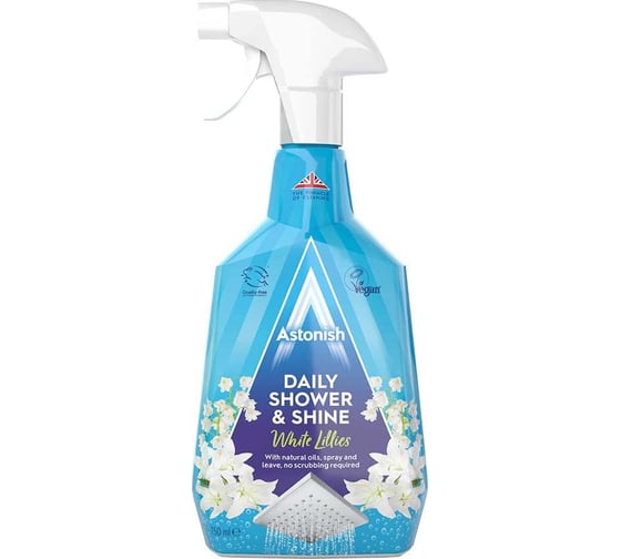 Очиститель душевой кабины для ежедневного использования Daily shower shine Astonish 1031