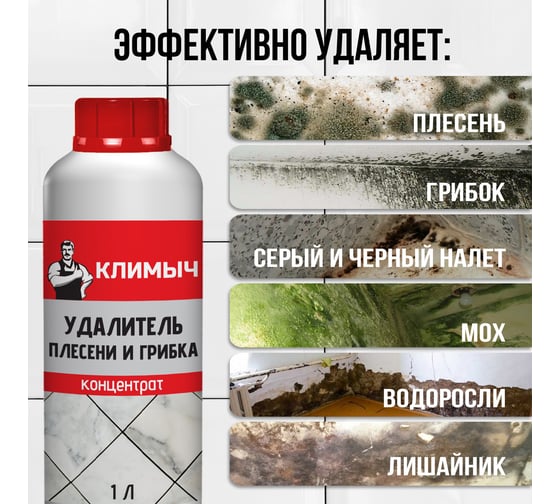 Средство от плесени Климыч концентрат, 1 л CLM0008
