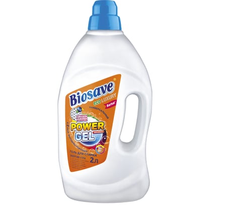 Гель для стирки белья Биосейв BIOSAVE Бархат luxury 2л Энергия утра BL1118
