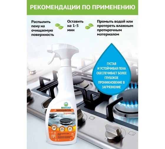 Жироудалитель BIOSOAP 750 мл 9140475