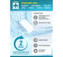 Средство от накипи для кофемашин Tatkraft антинакипин, очиститель напипи, 25 шт 14343