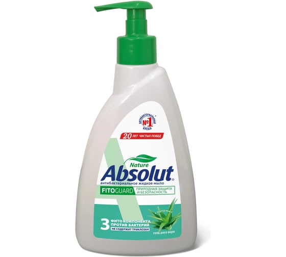 Жидкое мыло Absolut FitoGuard алоэ, 500 г 5066/12