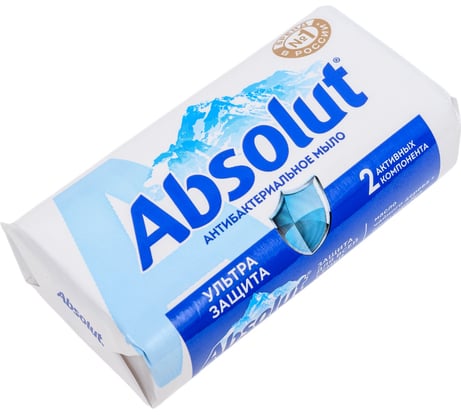 Твердое мыло Absolut ABS ультразащита, 90 г 6059