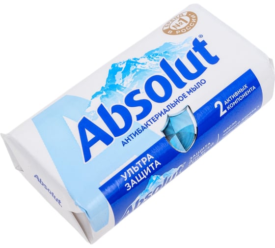 Твердое мыло Absolut ABS ультразащита, 90 г 6059 1