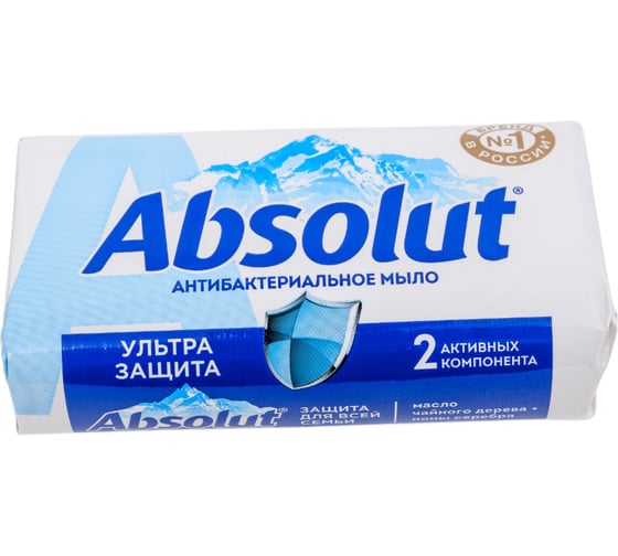 Твердое мыло Absolut ABS ультразащита, 90 г 6059
