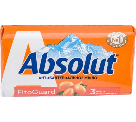 Твердое мыло Absolut FitoGuard облепиха, 90 г 6253