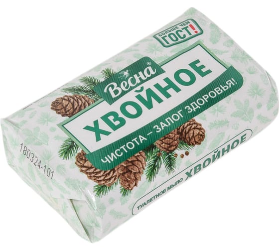 Туалетное мыло ВЕСНА хвойное 90 г 6259