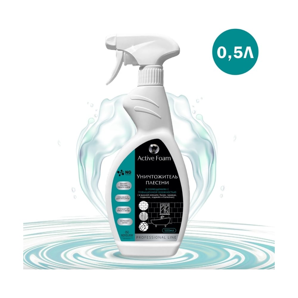 Средство для удаления плесени и грибка NovelGuard ТМ NG Active Foam 118 ...