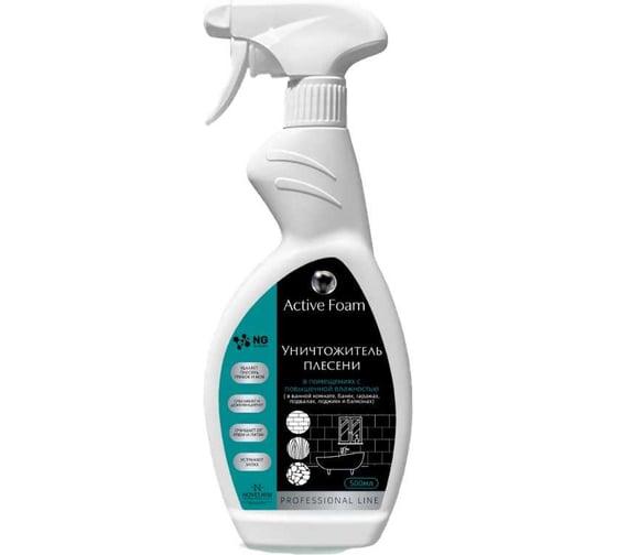 Средство для удаления плесени и грибка NovelGuard ТМ NG Active Foam 118 500мл NG118 0.5л