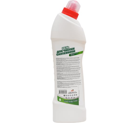 Гель для чистки сантехники Green Drago 750 мл GD800750