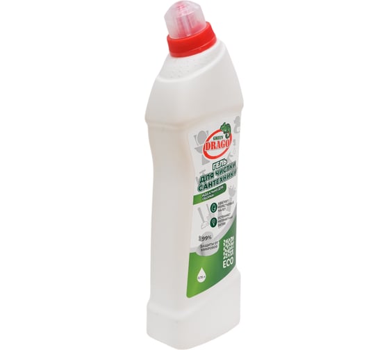 Гель для чистки сантехники Green Drago 750 мл GD800750