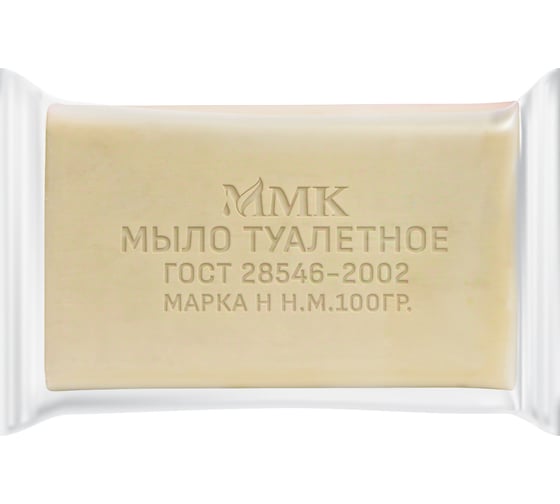 Туалетное мыло ММК 100 гр. "Нейтральное" в прозрачной обертке  МКТУ2521