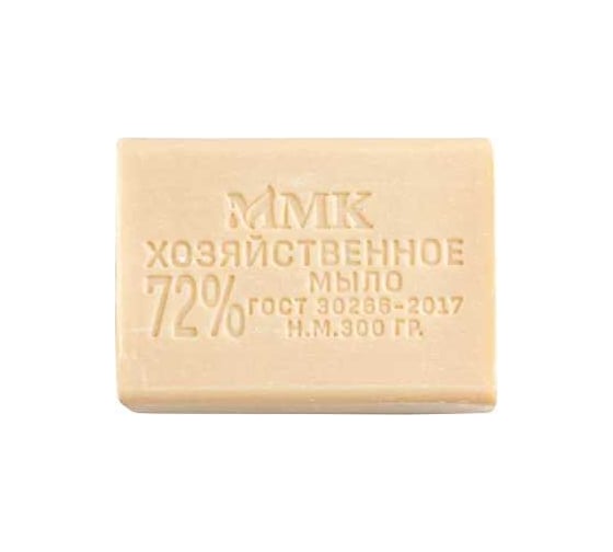 Хозяйственное мыло ММК 300 гр. 72% без обертки 42 шт МКХ1021