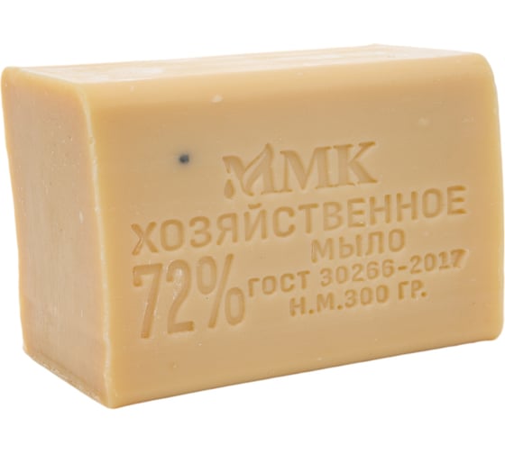 Хозяйственное мыло ММК 300 гр. 72% без обертки 42 шт МКХ1021