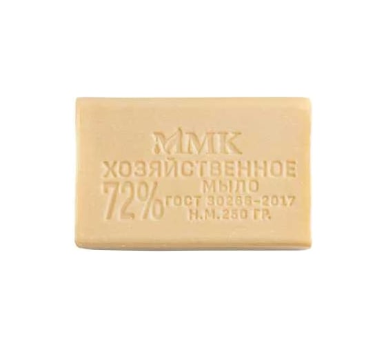 Хозяйственное мыло ММК 250 гр. 72% без обертки 48 шт МКХ0921