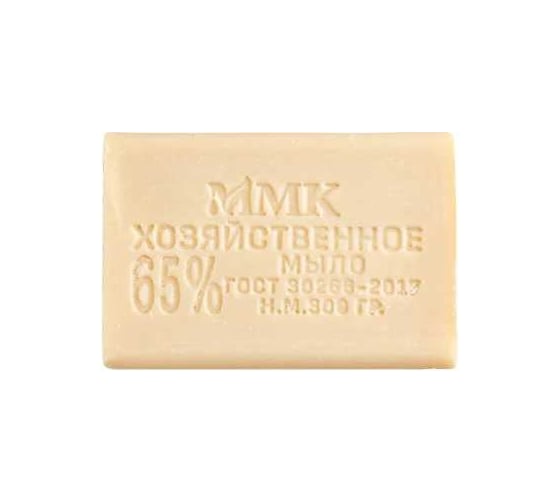 Хозяйственное мыло ММК 300 гр. 65% без обертки 42 шт МКХ0221
