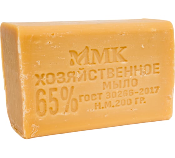 Хозяйственное мыло ММК 200 гр. 65% без обертки 60 шт МКХ0121