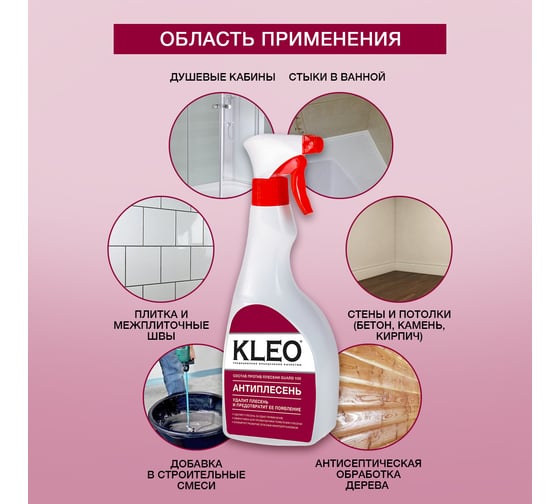 Антиплесень KLEO с пульверизатором 080 GUARD 100