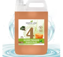 Антибактериальное хозяйственное мыло SIMPLE LINE 4 Needles, 5л 20400005