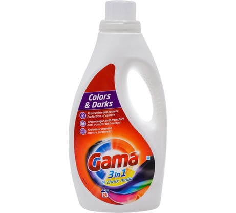 Гель для стирки цветных и темных тканей Gama Color&Darks 50001873