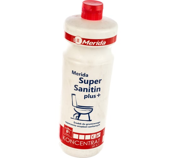 Кислотное средство для тщательной уборки санитарных комнат Merida SUPER SANITIN NML104