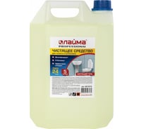 Средство для уборки туалета LAIMA 5 л лайма professional, гель с отбеливающим эффектом 880284