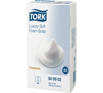 Картридж с жидким мылом-пеной TORK одноразовый Система S3 Premium, 0,8л, 500902 601900