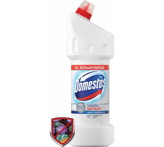 Средство для уборки туалета DOMESTOS Эксперт сила 7 Ультра Белый 67683236 606081