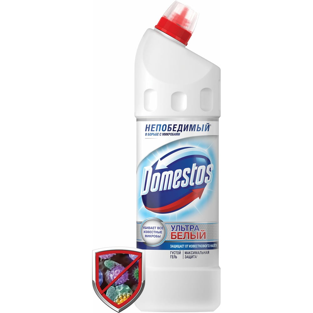 Средство для уборки туалета DOMESTOS Эксперт сила 7 Ультра Белый 601748 -  выгодная цена, отзывы, характеристики, фото - купить в Москве и РФ