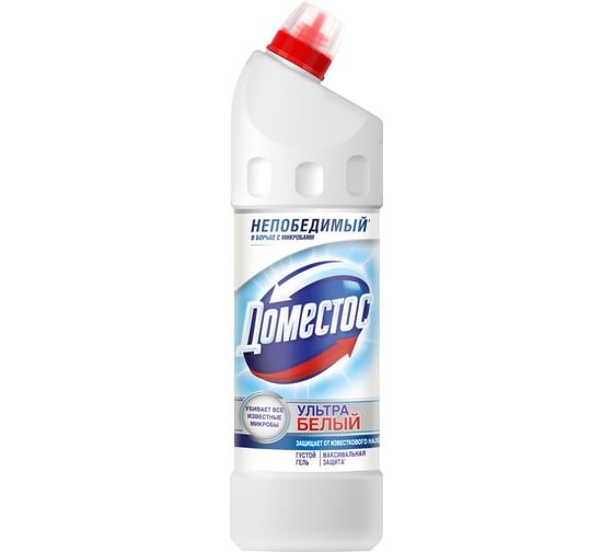 Средство для уборки туалета DOMESTOS Эксперт сила 7 Ультра Белый 601748