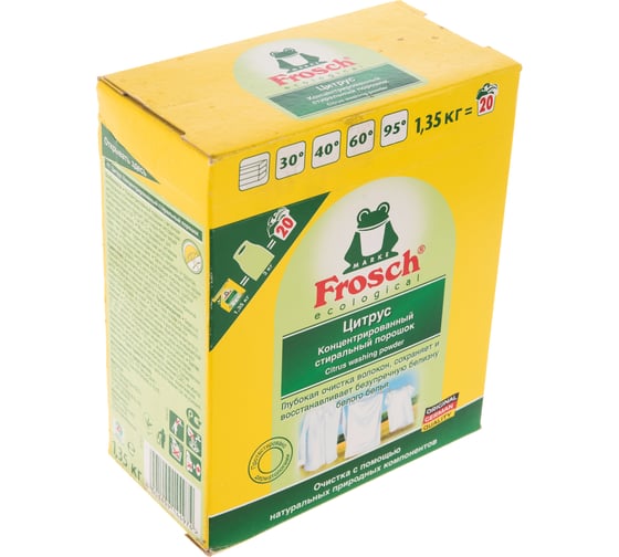 Стиральный порошок FROSCH Цитрус 1.35 кг 1404497 606122