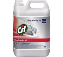 CIF Средство для туалетных комнат 5л Professional 2 в 1 7518652 601734