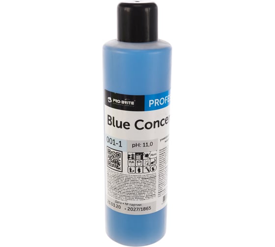 Универсальное щелочное моющее средство PRO-BRITE BLUE CONCENTRATE 1 л, низкопенное, концентрат 001-1 605283