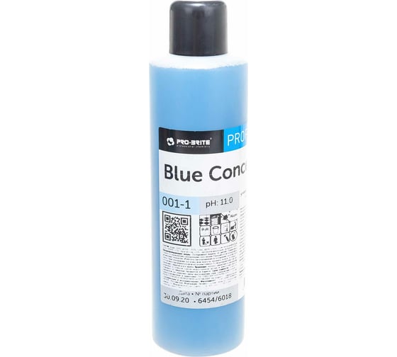 Универсальное щелочное моющее средство PRO-BRITE BLUE CONCENTRATE 1 л, низкопенное, концентрат 001-1 605283