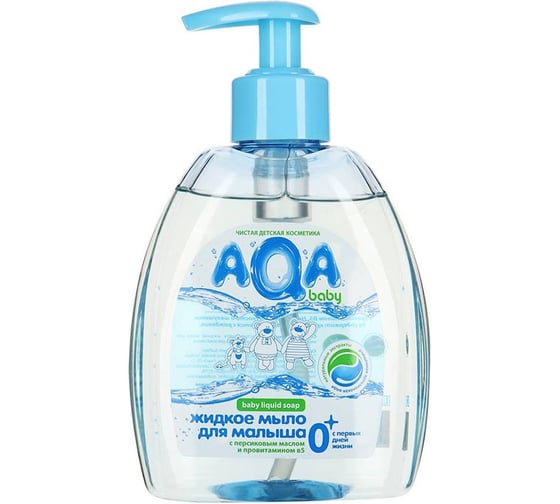 Жидкое мыло для малыша AQA BABY NEW 400 мл 02011204В 1