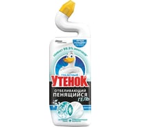 Отбеливающее средство для уборки туалета ТУАЛЕТНЫЙ УТЕНОК Морской 750 мл, пенящийся гель 689087 604155