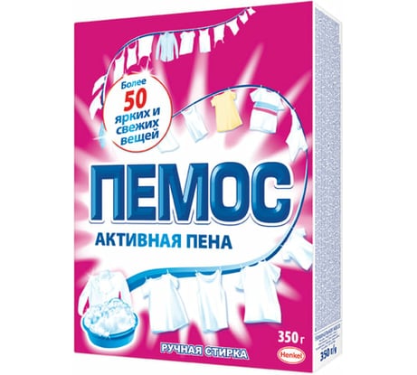 Стиральный порошок для ручной стирки ПЕМОС Активная пена 350 г 2480153 603072