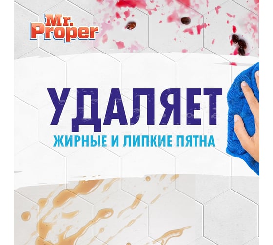 Средство для мытья пола и стен MR. PROPER 1 л Горный ручей и прохлада MP-81519421 603839 0001008322