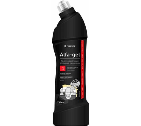 Средство PRO-BRITE ALFA-GEL усиленное против известковых отложений и ржавчины с бактерицидными свойствами 750 мл 054-075 605299